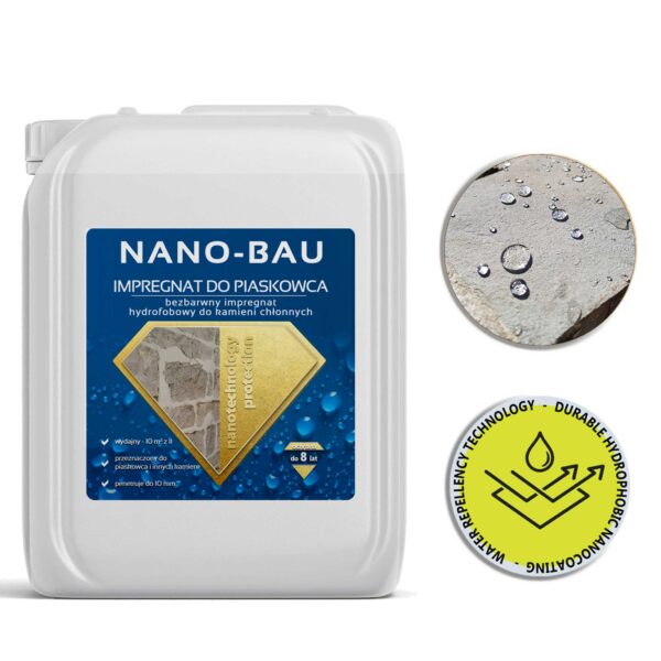 Nano-Bau hydrofobní impregnace na pískovec