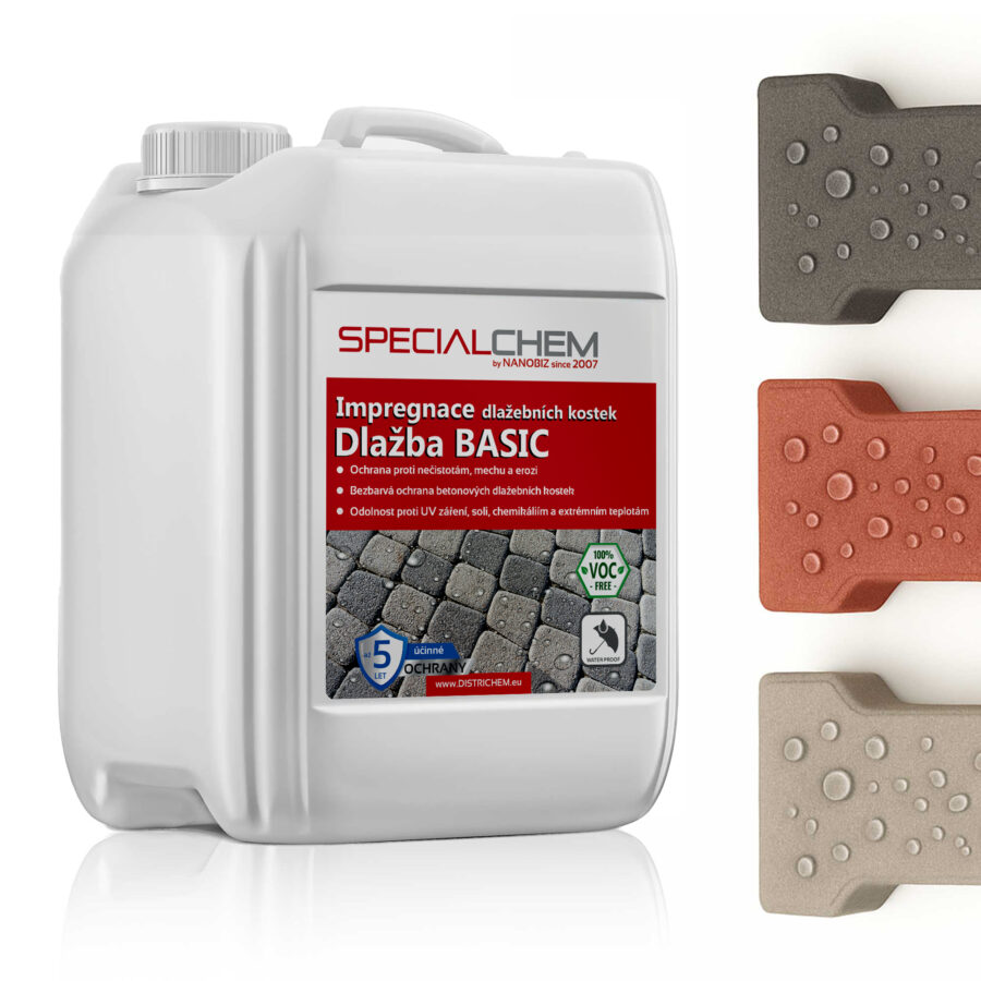 Hydrofobní impregnace na dlažbu SPECIALCHEM Bruk Basic