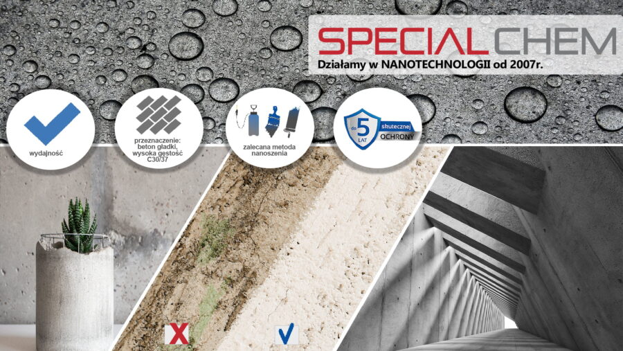 SPECIALCHEM Beton ARCHITECT - impregnat do betonu architektonicznego