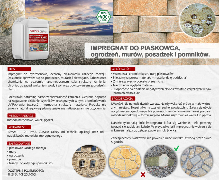 SPECIALCHEM SANDSTONE BASIC – Impregnace na pískovec - Image 2