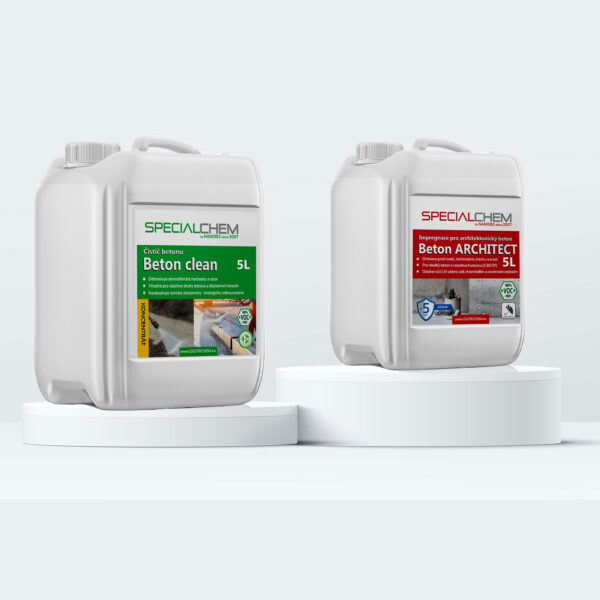 Sada pro architektonický beton SPECIALCHEM čištění + impregnace