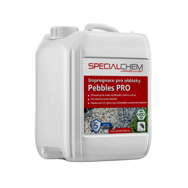 Specialchem Pebbles PRO impregnace na oblázky, drť a kamenné mozaiky