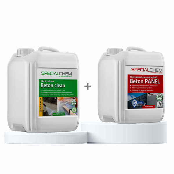 Sada na čištění betonových plotů Specialchem Concrete Panel čištění + impregnace