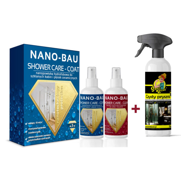 Sprchový set NANO-BUA + čistá sprcha Smartblond