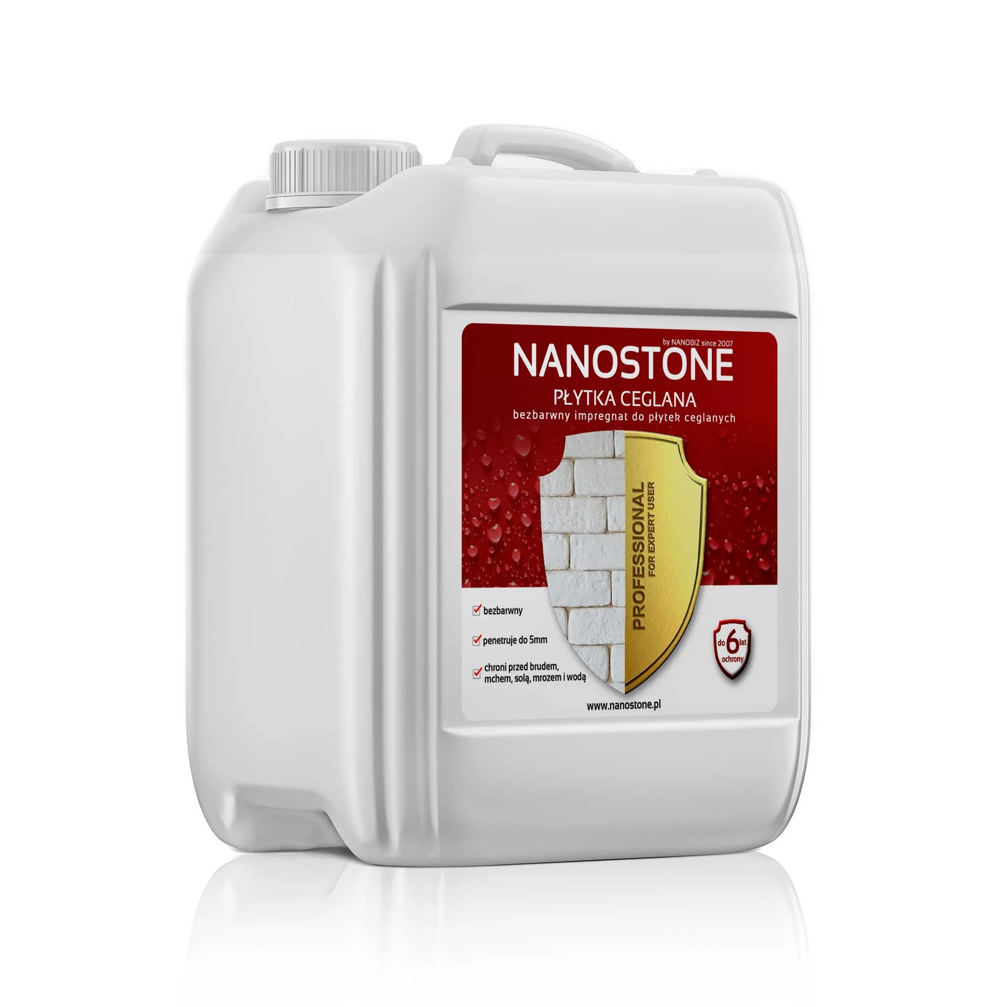 NANOSTONE PŁYTKA CEGLANA impregnace cihelných obkladů